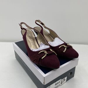 Karen Scott Giselee Slingback Pumps Wine Size 7M